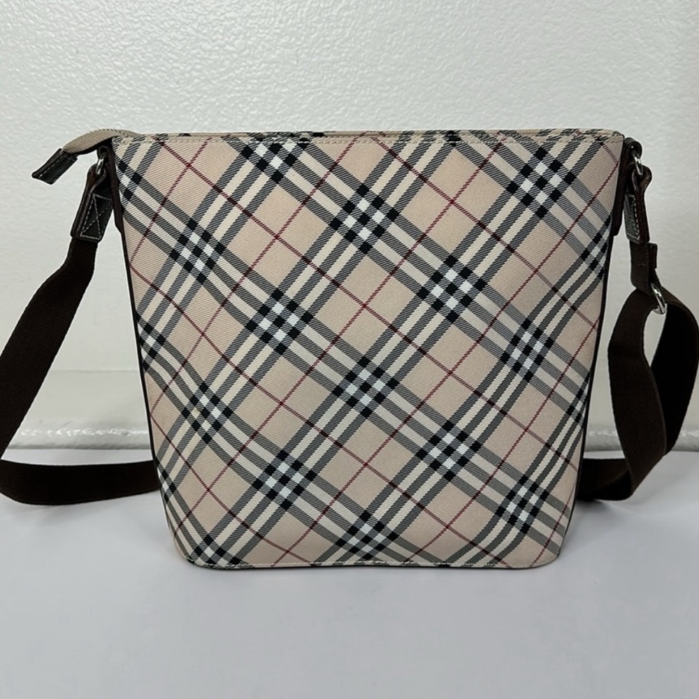 Burberry Blue label Authentic Canvas Nova Check Crossbody bag in EUC